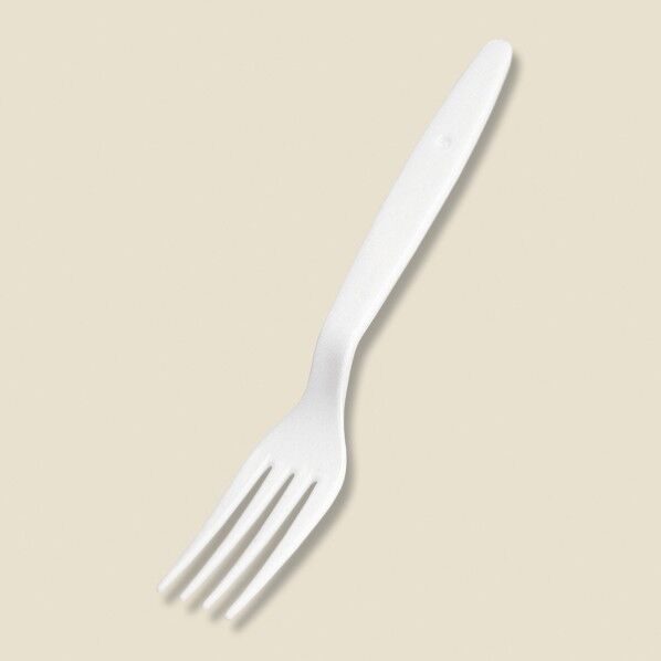 プラスチック98大フォーク 単袋 白