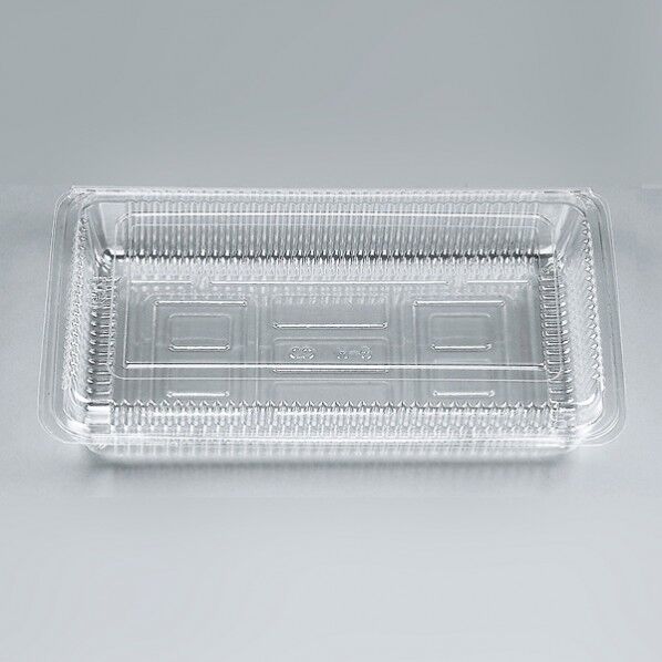 シーピー化成 食品容器 フードパック 特大浅 H-5-B 外寸:横242×縦146×高31(蓋高10)mm/底寸:横215×縦118mm 004420062 100枚