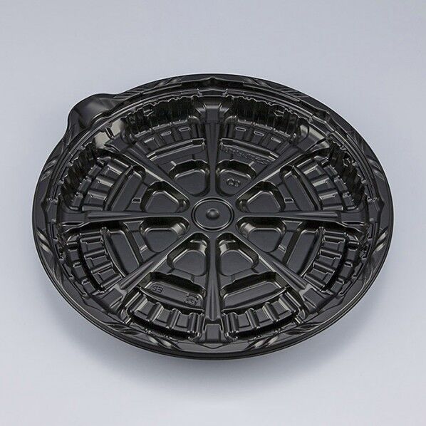 ピザ容器 CZラプレピザ 本体 8 BS黒