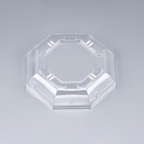 シーピー化成 サラダ容器 COPNアクア八角 外嵌合蓋 13 外寸:130×130×20mm 004467576 50枚