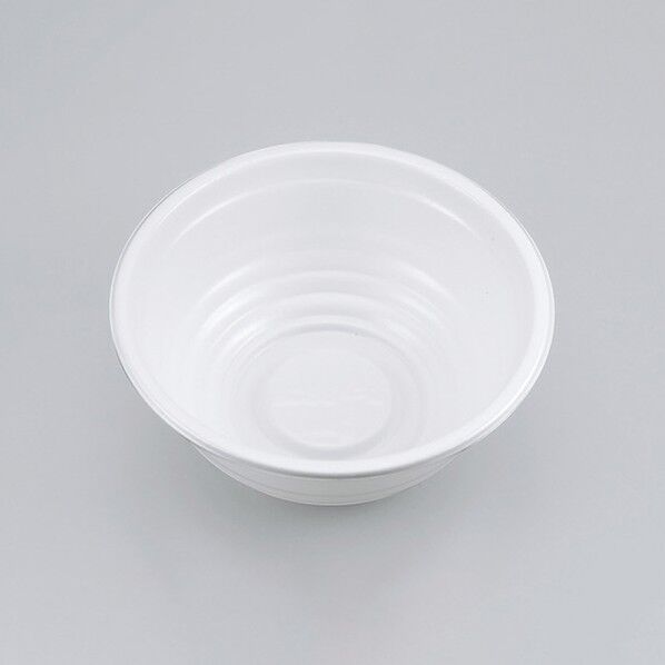 シーピー化成 丼容器 本体 BF-360-B ホワイト 外寸:φ132×高55mm/底寸:φ65mm 004468011 50枚