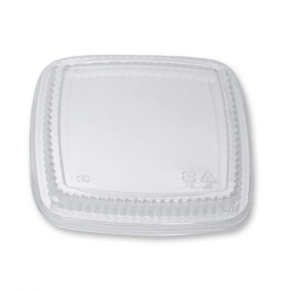 シーピー化成 二段弁当容器用 嵌合蓋 BF-210 外寸:158×158×高13mm 004468030 50枚