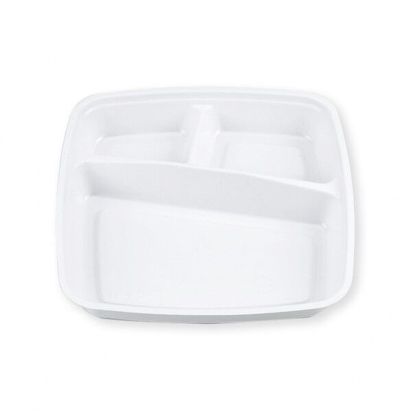 二段弁当容器 中仕切り  BF-210-B ホワイト