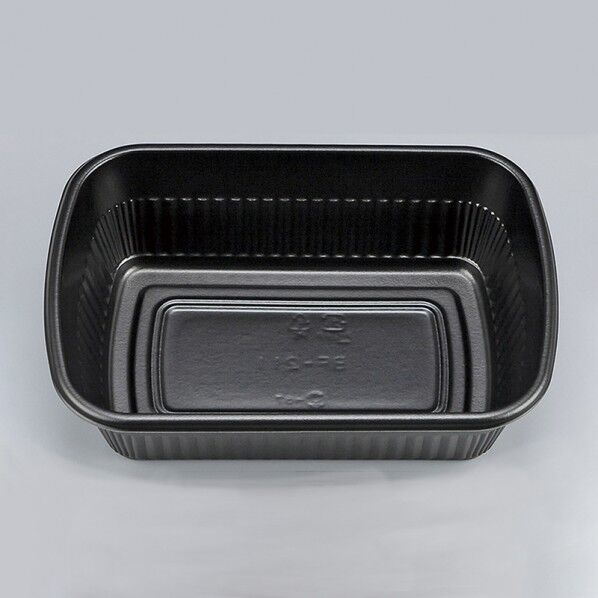 二段弁当容器 本体  BF-211 黒