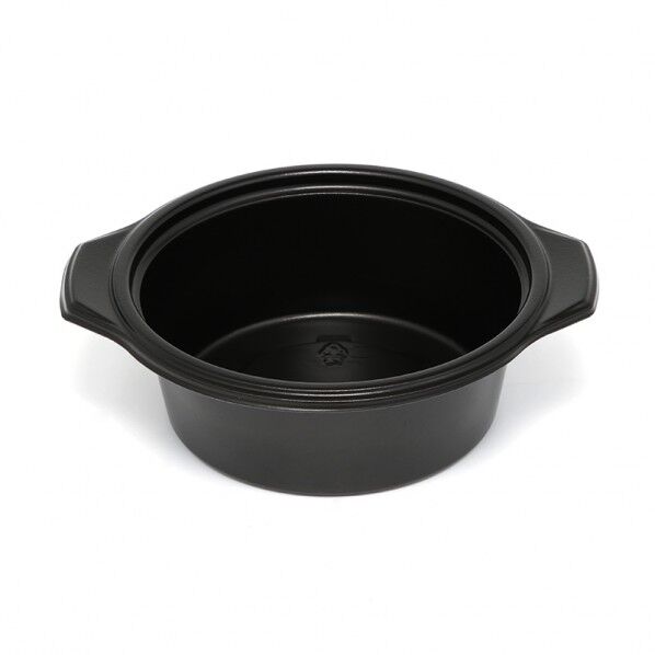 鍋型丼容器 本体  BF-385 黒