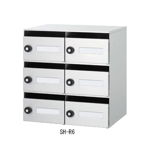 SH-Rポスト 4戸用 ラッチ錠