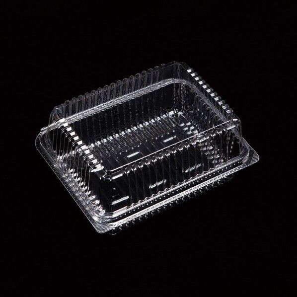 デンカポリマー 食品容器 嵌合フードパック サンドイッチ用 OPSH-6 外寸:152×126×31+32mm/総高さ:62mm 004420745 50枚