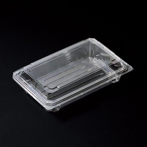 デンカポリマー 嵌合フードパック OP-4410-45 透明 外寸:190×120×深さ33mm/蓋高さ:15mm/嵌合時総高さ:48mm 004420919 50枚