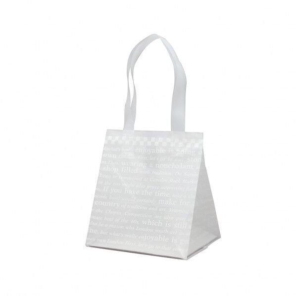 手提げポリ袋 ポリチャームバッグ 08 WSS チェッカー 表記入り