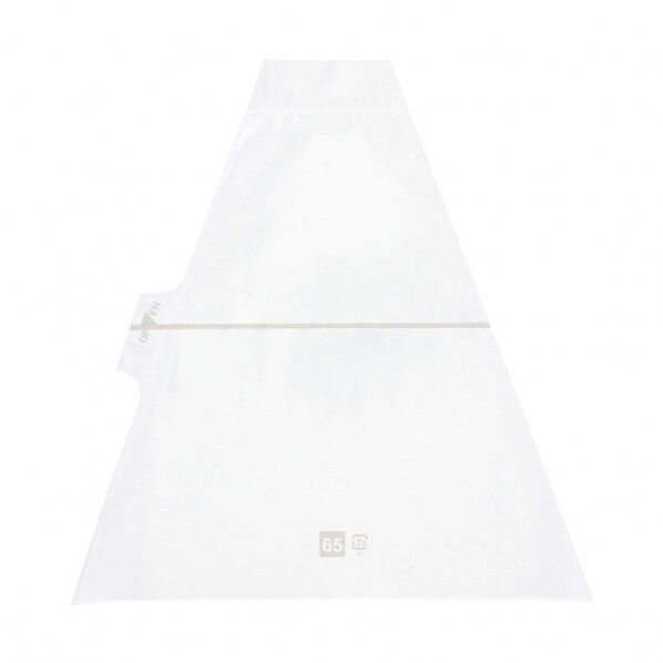 サンドイッチ袋 65 横開きタイプ ライン 白