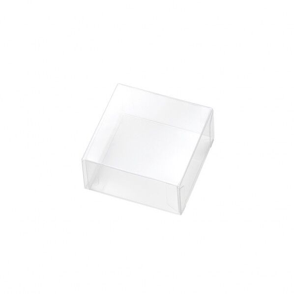 HEIKO PETクリアケース 無地 50×50×25 内寸法:厚0.3×50×50×高25mm 006854110 10個