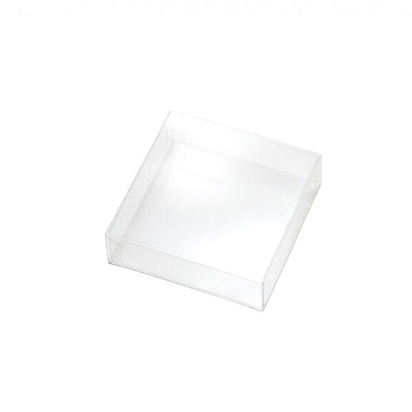 HEIKO PETクリアケース 無地 85×85×25 内寸法:厚0.3×85×85×高25mm 006854113 10個