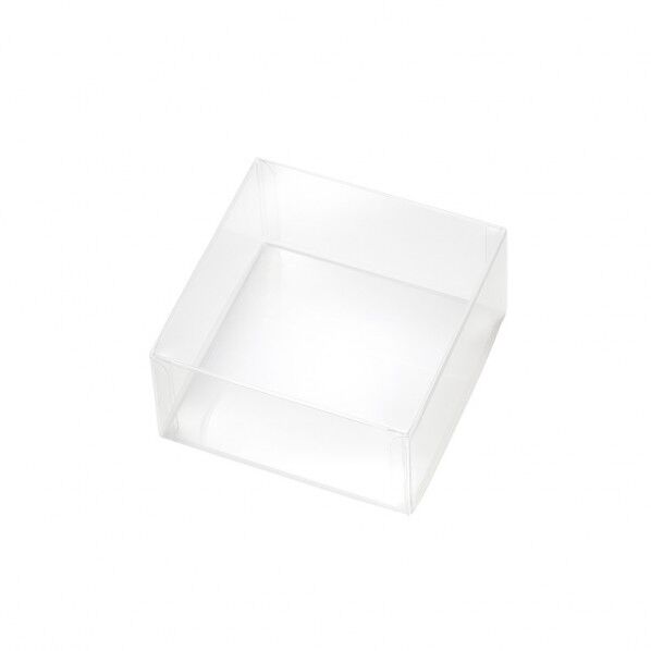 HEIKO PETクリアケース 無地 100×100×50 内寸法:厚0.3×100×100×50mm 006854115 10個