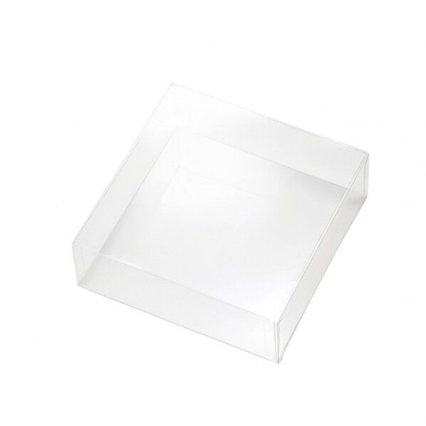 HEIKO PETクリアケース 無地 150×150×50 内寸法:厚0.3×150×150×高50mm 006854125 5個
