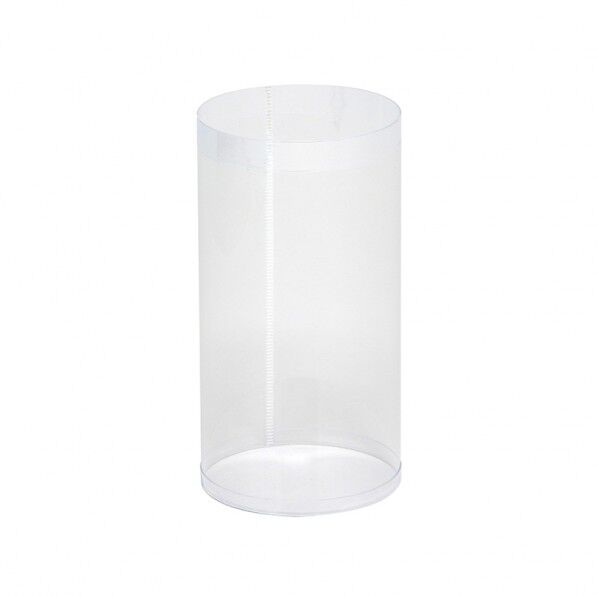 HEIKO PVC クリスタルボックス 円柱 78×150 内寸法:厚0.3×直径78×深150mm 006854150 6個