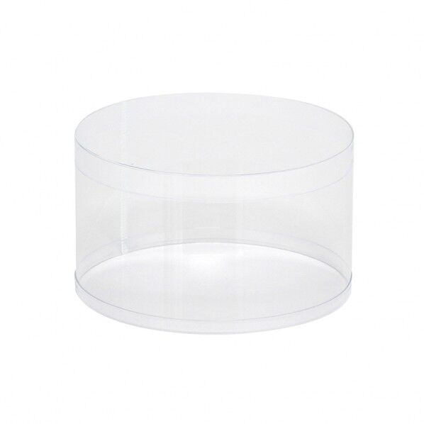 HEIKO PVC クリスタルボックス 円柱 120×70 内寸法:厚0.3×直径120×深70mm 006854158 10個