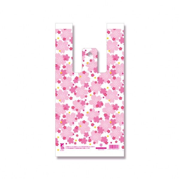 レジ袋 バイオハンドハイパー 花さくら S