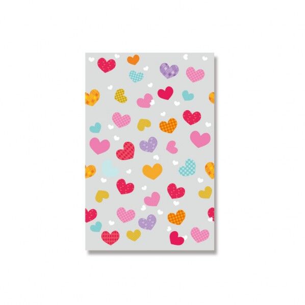 バレンタインOPP袋 クリスタルパック ハートストリング 3S