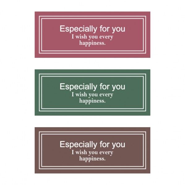 業務用ギフトシール  スタイリッシュB ナチュラル