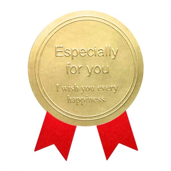 業務用ギフトシール スタイリッシュG ゴールド赤