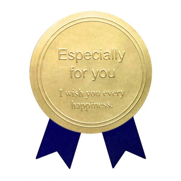 業務用ギフトシール スタイリッシュG ゴールド青