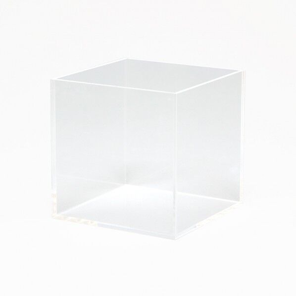 HEIKO アクリルサイコロ 5面体 100角 巾100×奥行100×高100mm 板厚3mm 007307907 1個