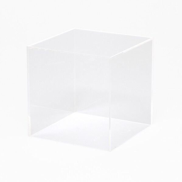 HEIKO アクリルサイコロ 5面体 150角 巾150×奥行150×高150mm 板厚3mm 007307908 1個
