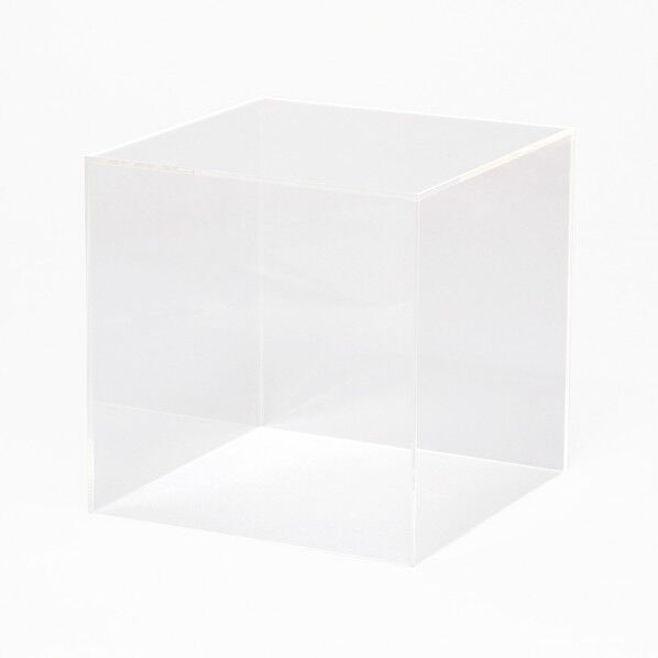 HEIKO アクリルサイコロ 5面体 200角 巾200×奥行200×高200mm 板厚3mm 007307909 1個