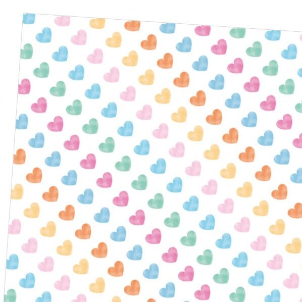 ギフト包装紙 半才 ハートドロップ