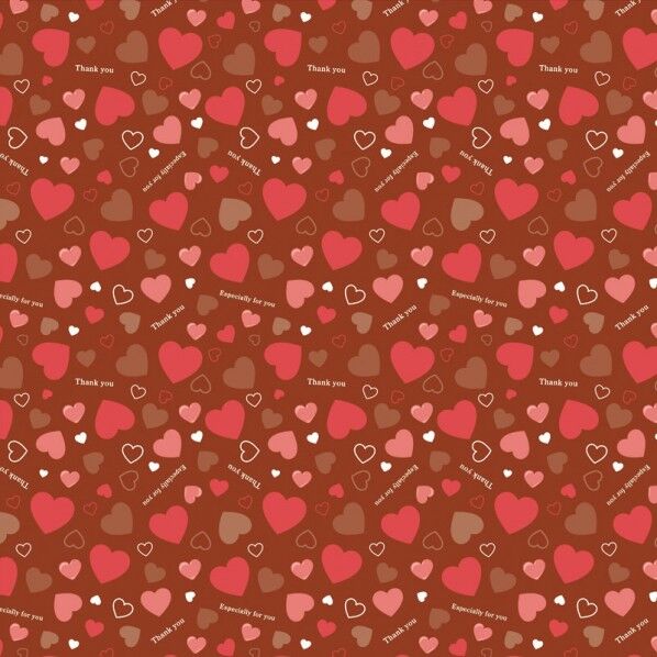 ギフト包装紙 半才 メルティハートP