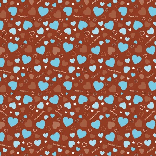 ギフト包装紙 半才 メルティハートB