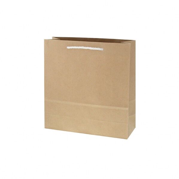 手提げ紙袋 T型チャームバッグ 3才 未晒無地