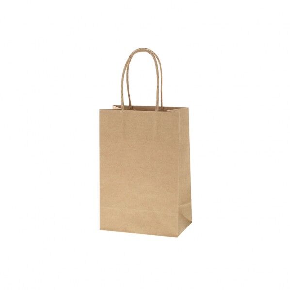 手提げ紙袋 スムースバッグ 16-2 未晒無地