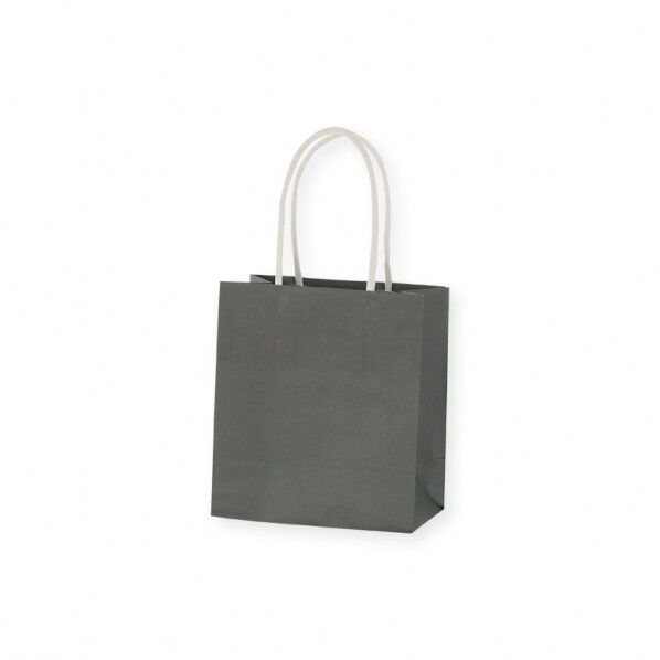 手提げ紙袋 スムースバッグ 15-08 ナチュラルグレー