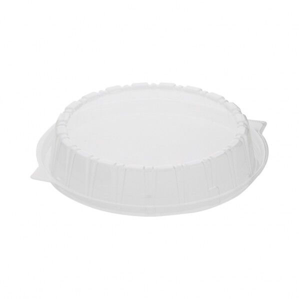 エフピコ 食品容器 DLV用 内篏合透明高蓋 20中皿ー1用 穴有 外寸:直径189×35mm 004468637 50枚