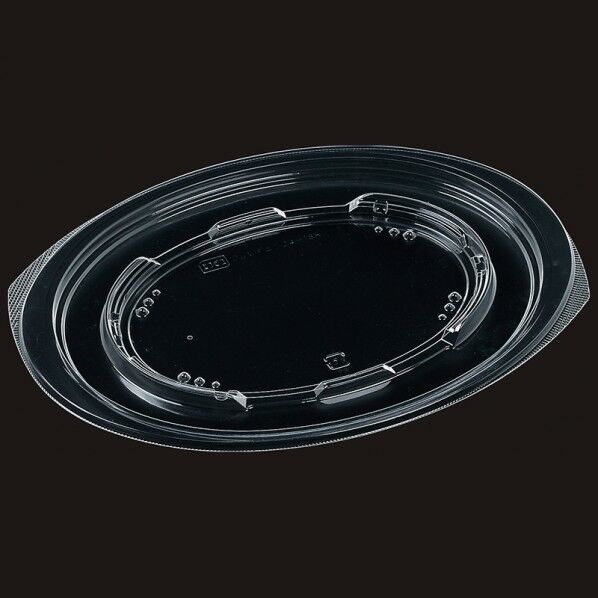 エフピコ 弁当容器 DLV用 内篏合K蓋 24-18 穴有 外寸:243×181×高11mm 004468698 50枚
