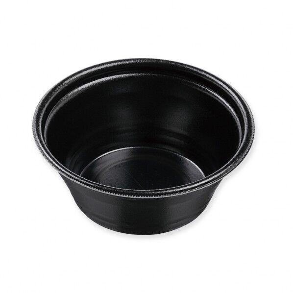 エフピコ 丼容器 DLV麺丼 本体 18(73) 黒W 外寸:φ179×73mm 004468759 50枚