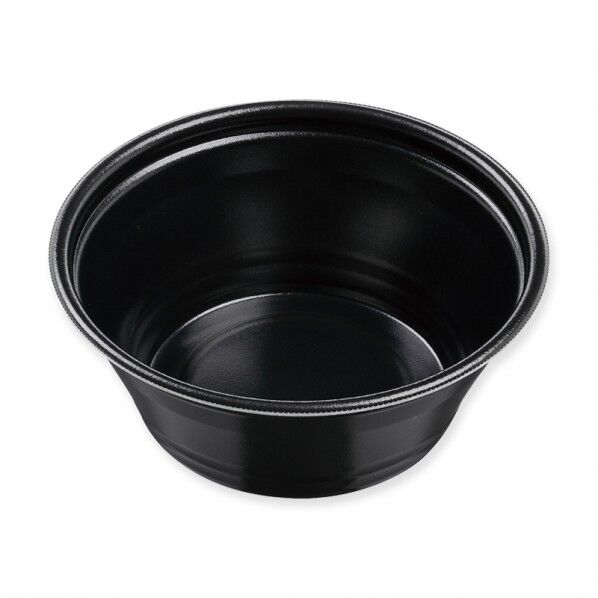 エフピコ 丼容器 DLV麺丼 本体 20(78) 黒W 外寸:196×196×78mm 004468765 50枚
