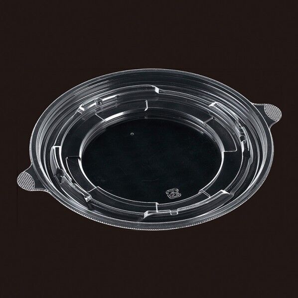 エフピコ 鍋型容器 T-DLVデリ 内嵌合KW蓋 22-19 穴有 外寸:214×183×15mm 004468770 50枚