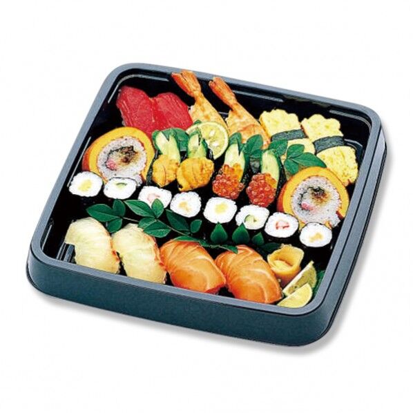 寿司桶容器 角桶 本体 2H 黒