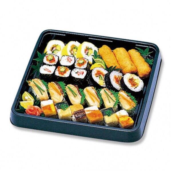 寿司桶容器 角桶 本体 3H 黒