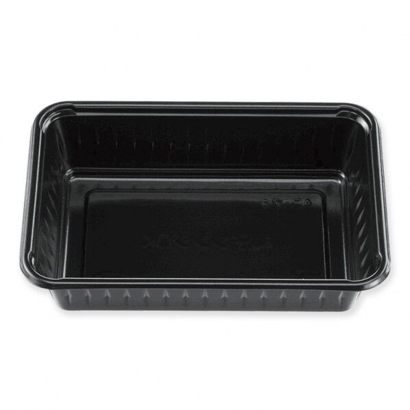 エフピコチューパ 丼容器 AP角丼 本体 AP-74 黒 外寸:188×129×高45mm 004460568 50枚