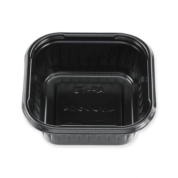 エフピコチューパ 丼容器 AP角丼 本体 AP-76 黒 外寸:115×115×高43mm 004460571 50枚