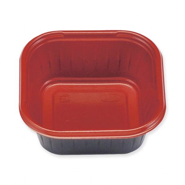 エフピコチューパ 丼容器 AP角丼 本体 AP-77 R/B 外寸:138×138×高54mm 004460573 50枚