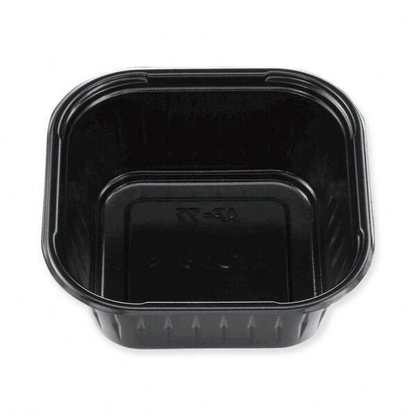 エフピコチューパ 丼容器 AP角丼 本体 AP-77 黒 外寸:138×138×高54mm 004460574 50枚