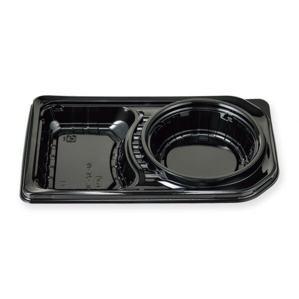 エフピコチューパ デリカランチ DL本体 25-15 黒 外寸:横250×縦153×高35mm 004468465 50枚