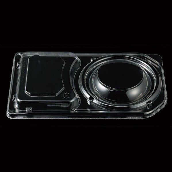 エフピコチューパ デリカランチ DL内嵌合蓋 25-15用 外寸:横247×縦150×高24mm 004468466 50枚