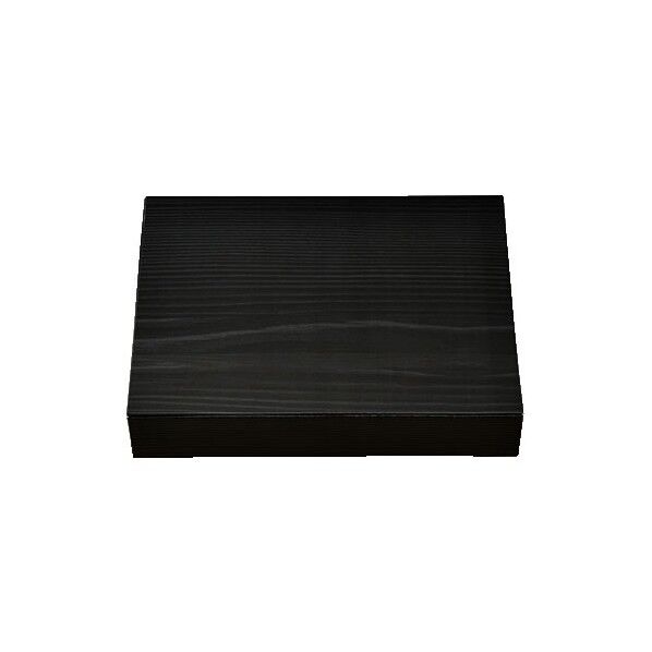 仕出し弁当容器 紙ボックス 一体型 70-55 黒木目