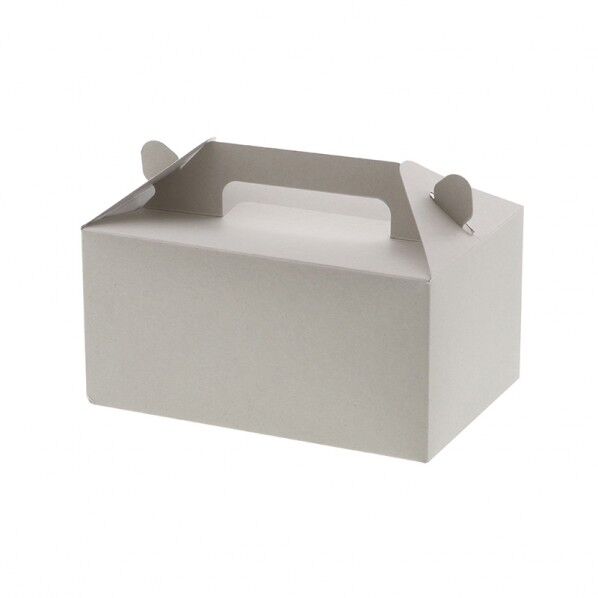 手提ケーキ箱 4～5個用 ナチュラルグレー