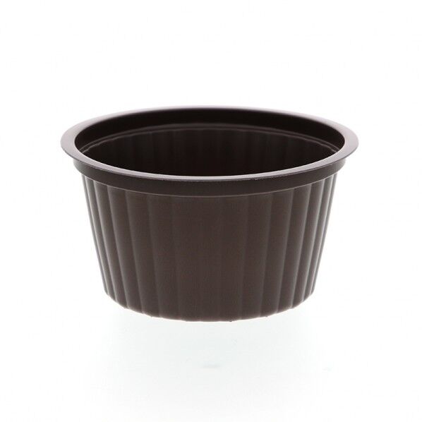 食品容器 BakeQ ベイクック 本体 88φ 185cc 茶